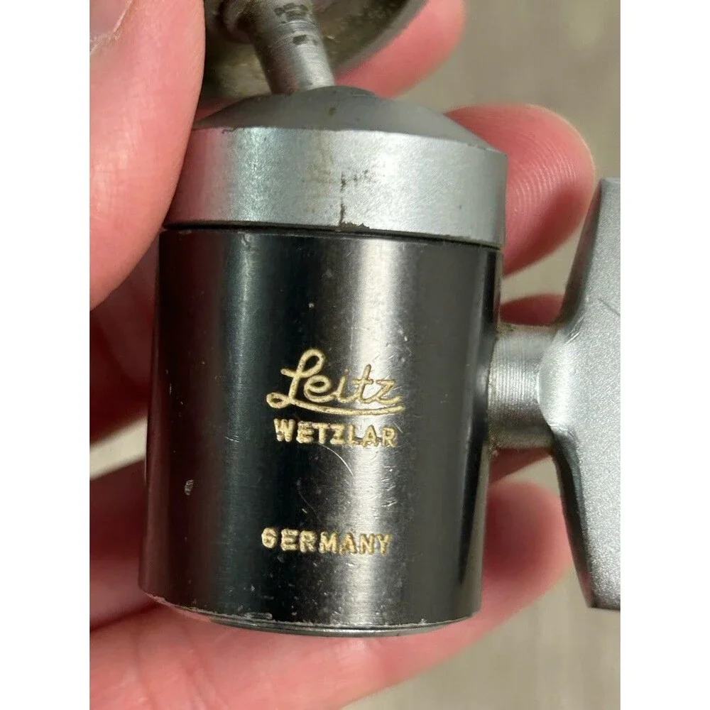 Vintage LEITZ WETZLAR Germany Small Ball & Socket Tripod Head Attachment Piece